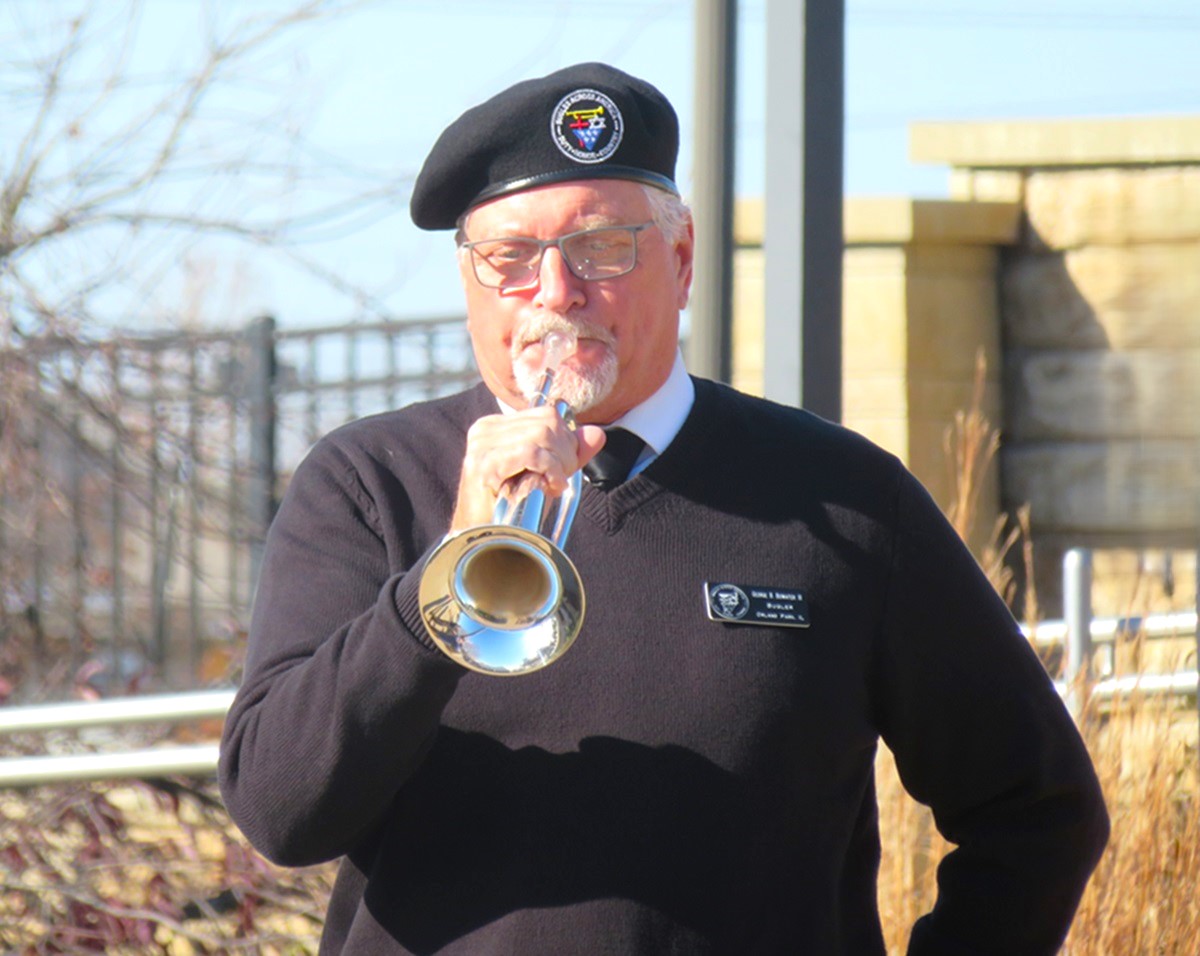 Veterans Playing the Trumpet